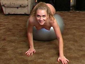 nude fitball